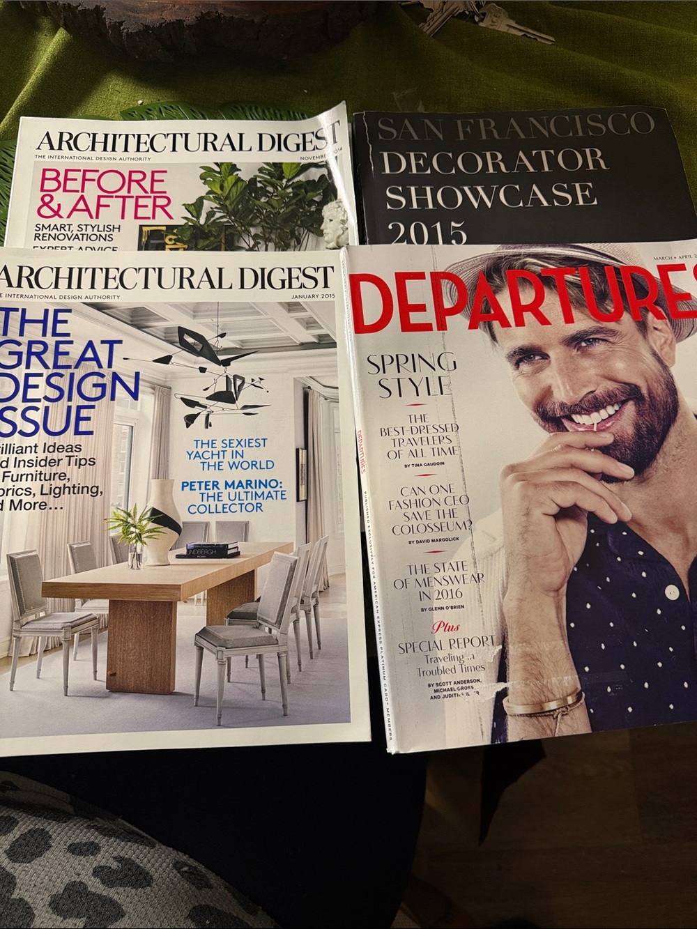 Architectural Digest magazine bundle